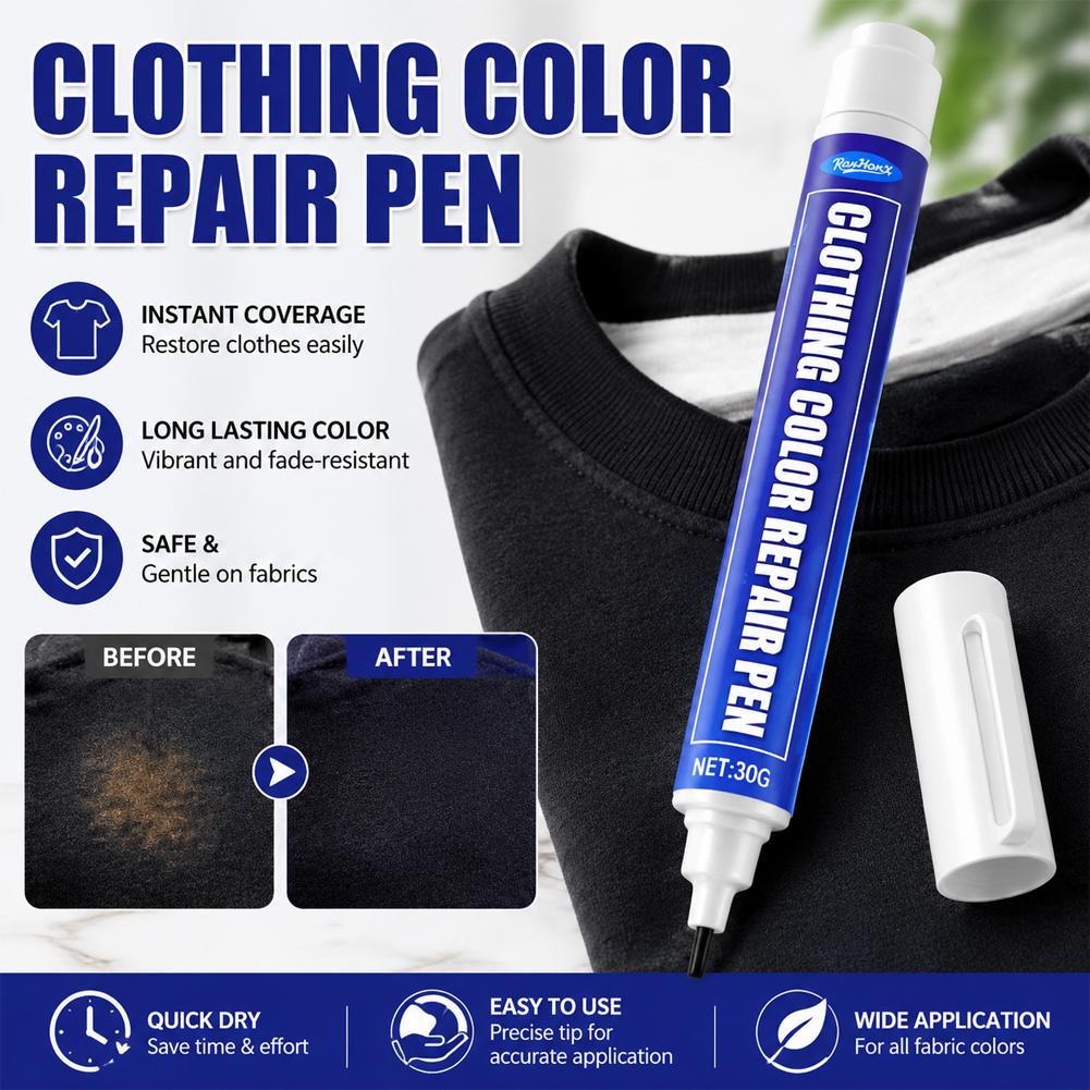 Fabric Marking Pen - Stoffreparaturstift: Ausbleichfreie Permanent-Tinte für sofortige Reparatur