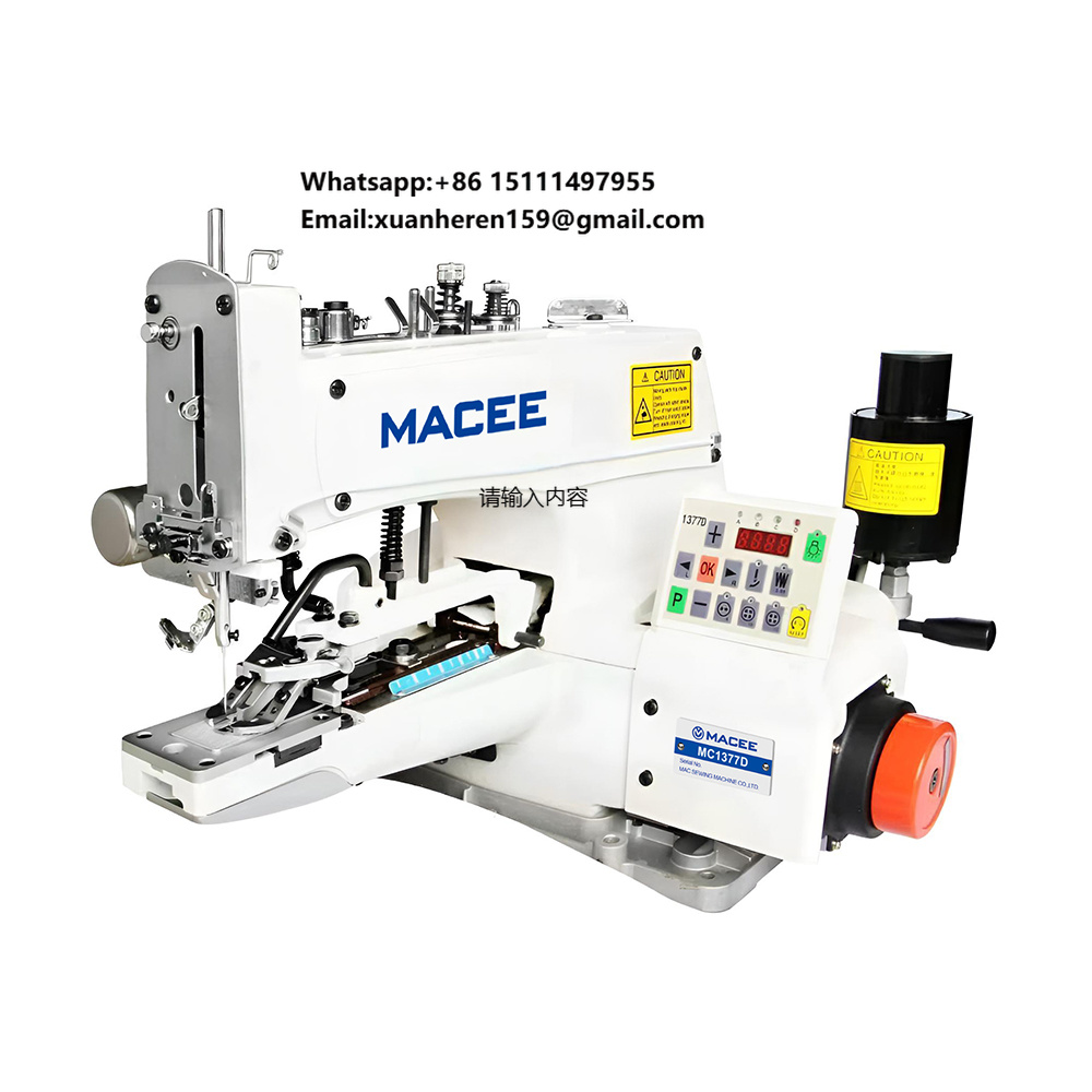Sewing Industry - MC 1377D Einfaden-Kettenstich Industrielle Direktantrieb-Knopfansetzmaschine