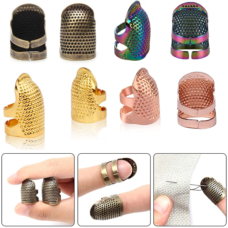Sewing Thimble Metal - 1-3PCS Nähen Fingerhut Handarbeit Nähen Fingerhut