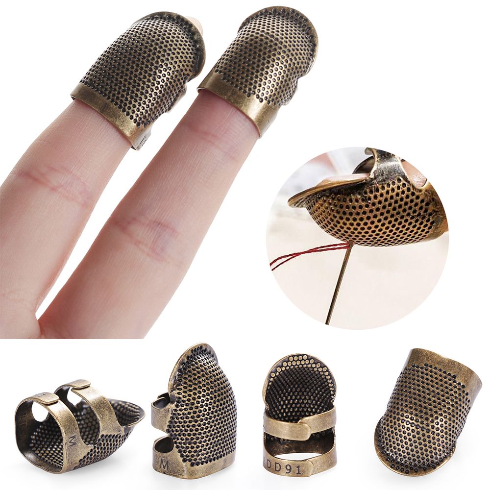 Sewing Thimble Metal - Startseite DIY Handwerk Handworking Nähen Zubehör