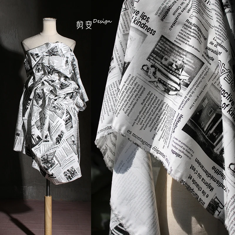 Sewing Tweed Fabric - Kreative Gedruckt Polyester Baumwolle Diy Kleidung