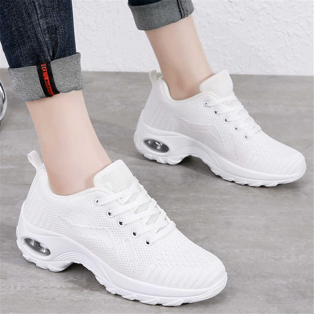 Sewing Technology - Dicksohlige Hochleistungs-Damen-Sportschuhe Marken-Slipper Sneakers Damenschuhe Sneakers