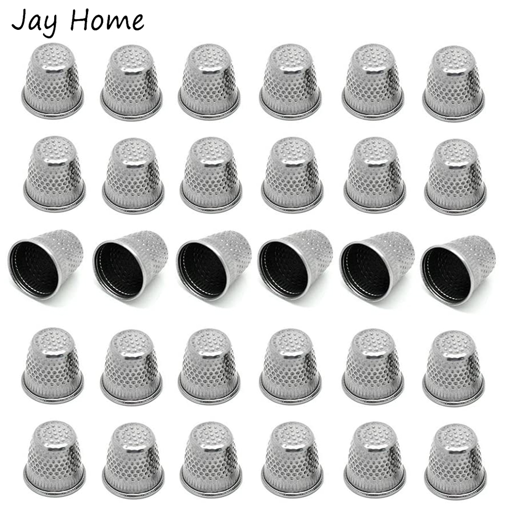 Sewing Thimble Metal - 5/10Pcs Silber Nähen Fingerhüte Metall Fingertip