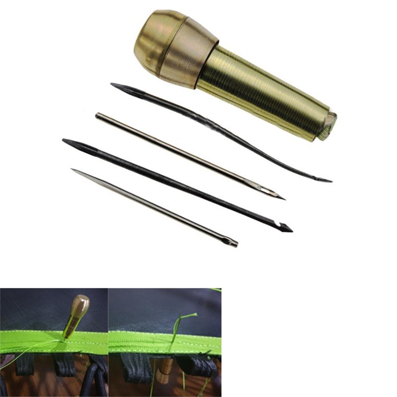 Needle Threader Tool - Kupfer Griff Nähen Ahle DIY Handwerk