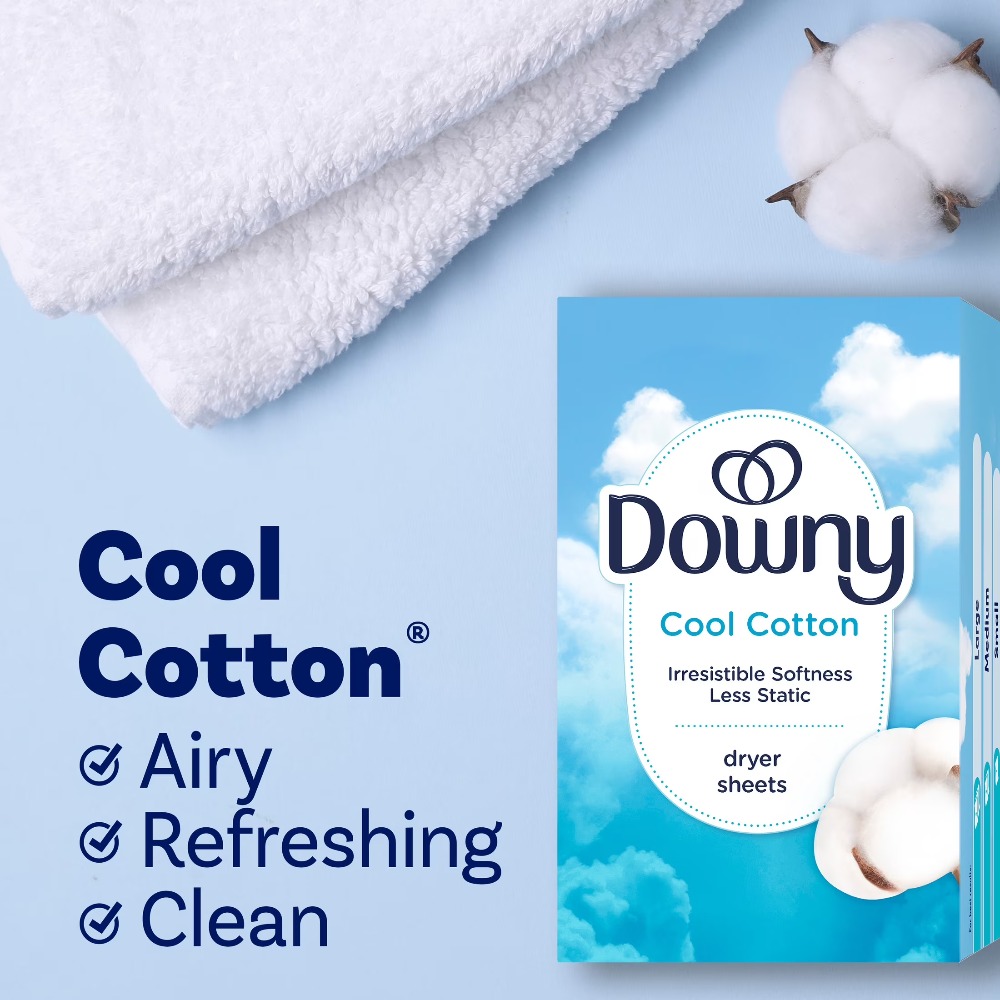 Fabric Softener Sheet - Weichspüler-Trocknertücher, kühler Baumwollduft, Wäschetuch für Antistatik
