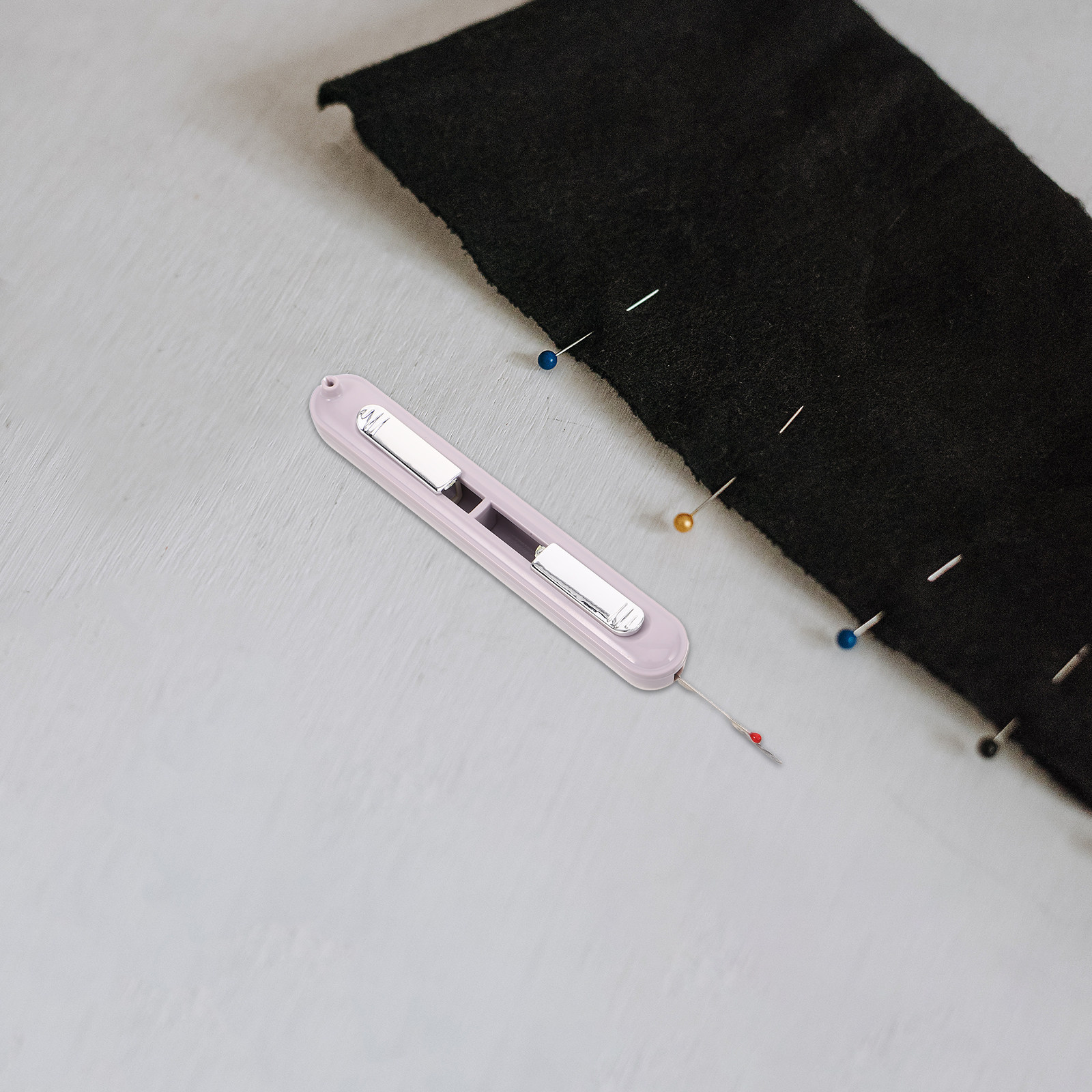 Needle Threader Tool - 2-in-1 Edelstahl-Nadelreißer und Nahttrenner für Heim-Näharbeiten,