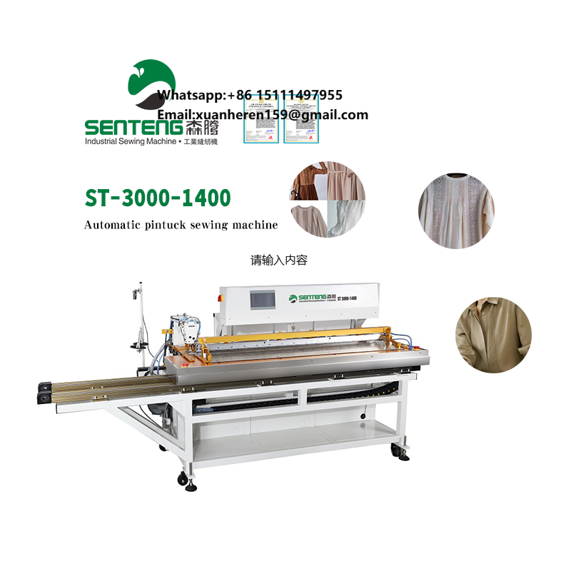 Sewing Industry - ST 3000-1400 Hochleistungs-Nähmaschine Preis Automatische Pintuck-Industrienähmaschine
