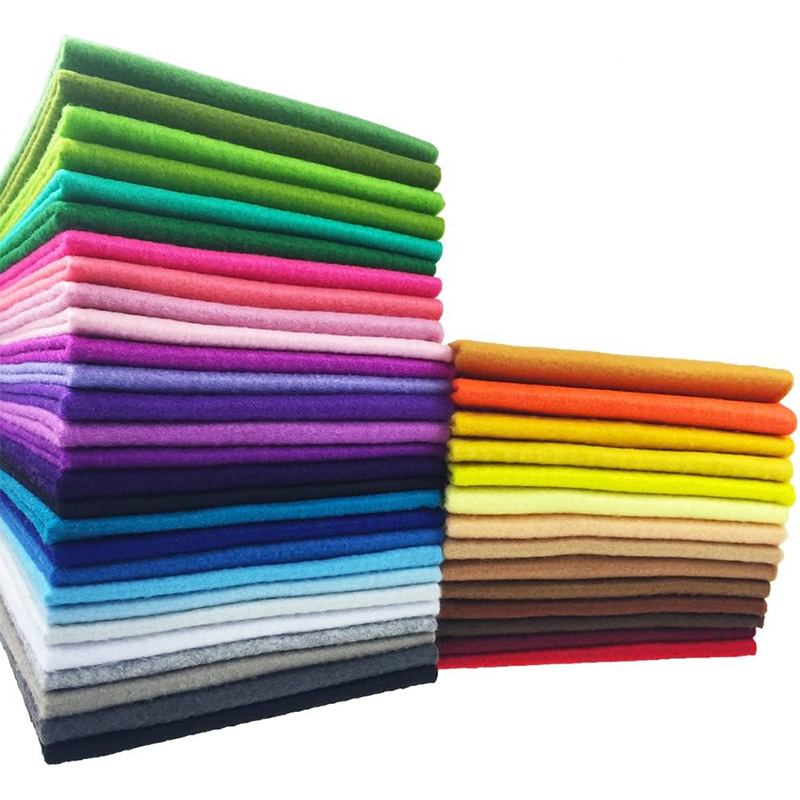 Fabric Softener Sheet - Filzstoffplatten, Filz-Bastelmaterialien, Einfarbiger Handgefertigter Stoff, 1,4mm