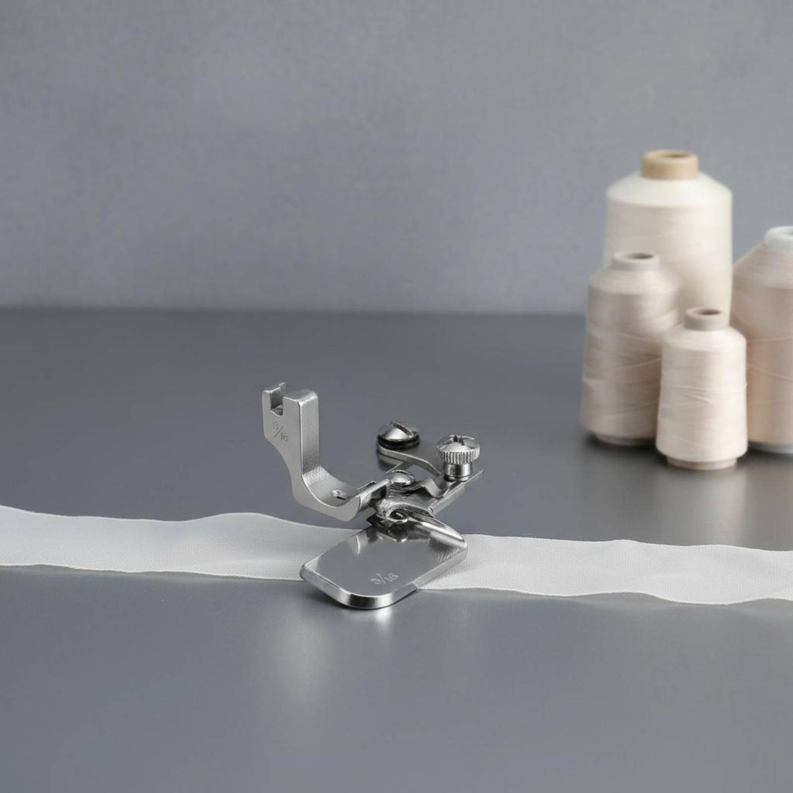 Rolled Hem Foot - Gebogener Saum-Nähfuß Langlebiger Rollsaumfuß Nähzubehör Universell