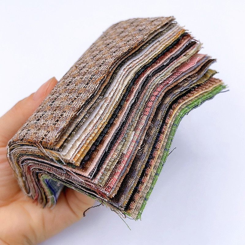 30 Stück Baumwollgarn gefärbt  – Sewing Tweed Fabric Bewertung und Preis