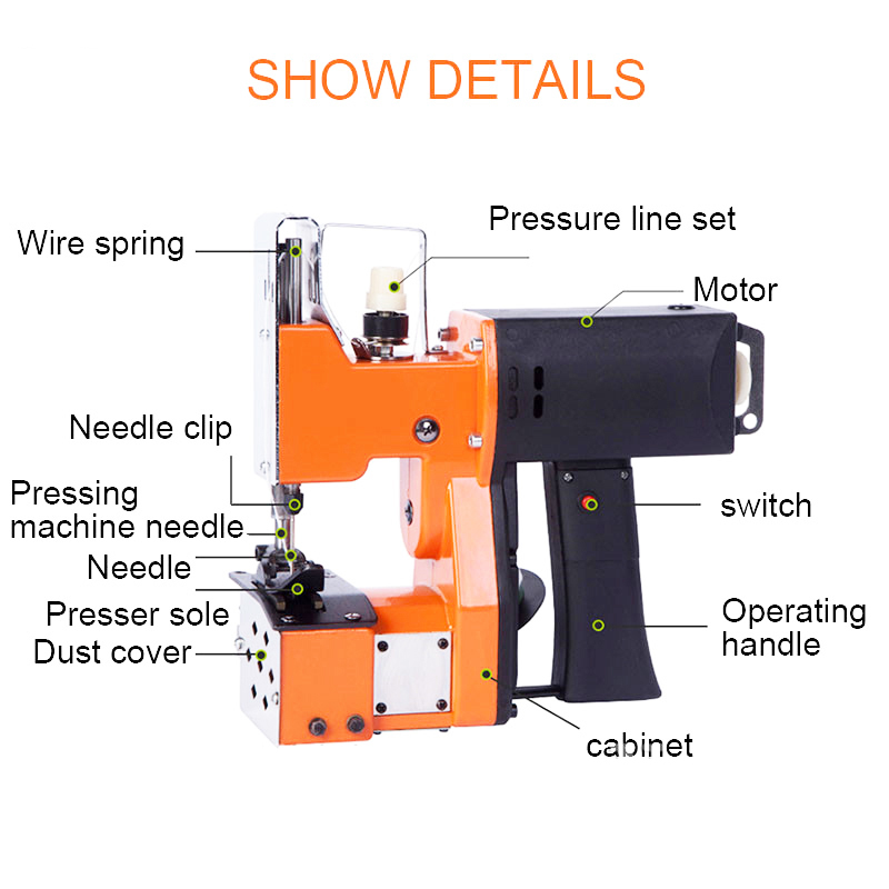 Tragbare elektrische Nähmaschi – Sewing Machine For Textile Bewertung und Preis