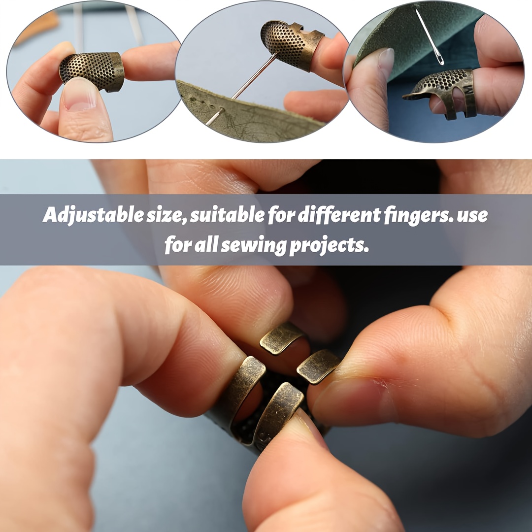 Näh-Fingerlinge, Verstellbare  – Sewing Thimble Metal Bewertung und Preis