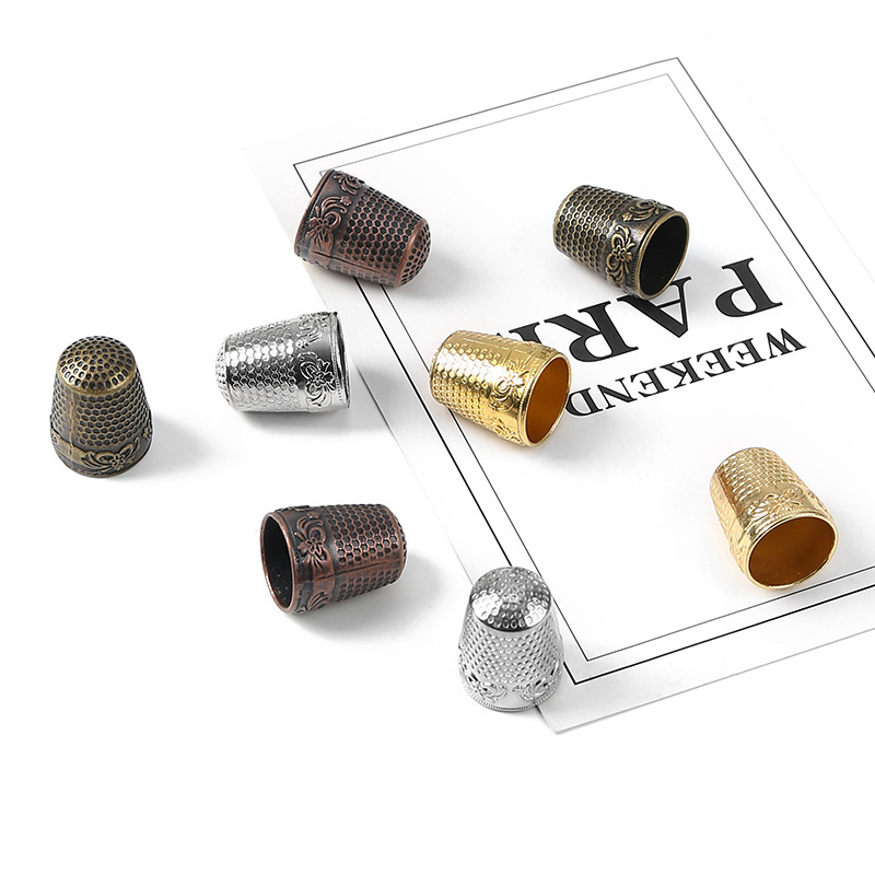 Retro Fingerschutz Antiker Fin – Sewing Thimble Metal Bewertung und Preis