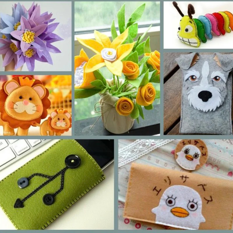 Filzstoffbögen, verschiedene F – Is Sewing A Textile Craft Bewertung und Preis