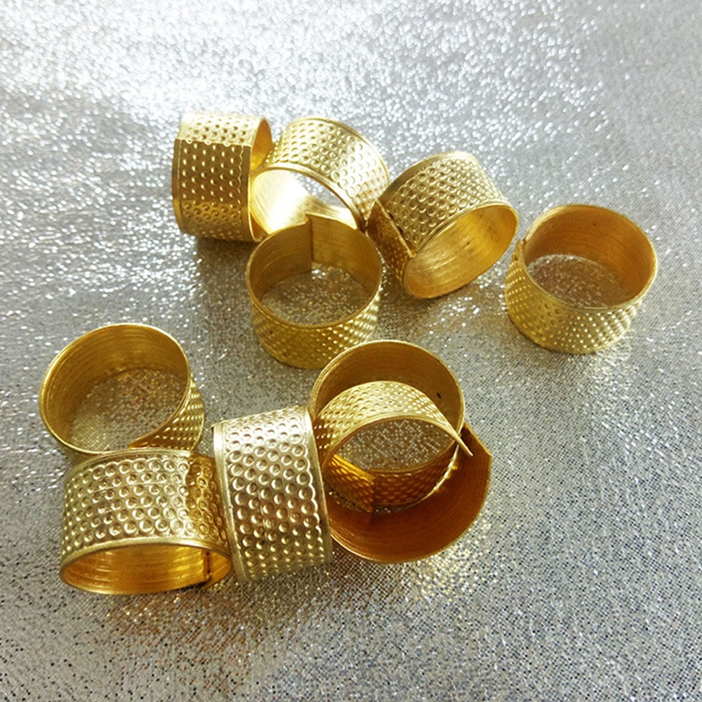 20 Stück Retro-Stil Verstellba – Sewing Thimble Metal Bewertung und Preis