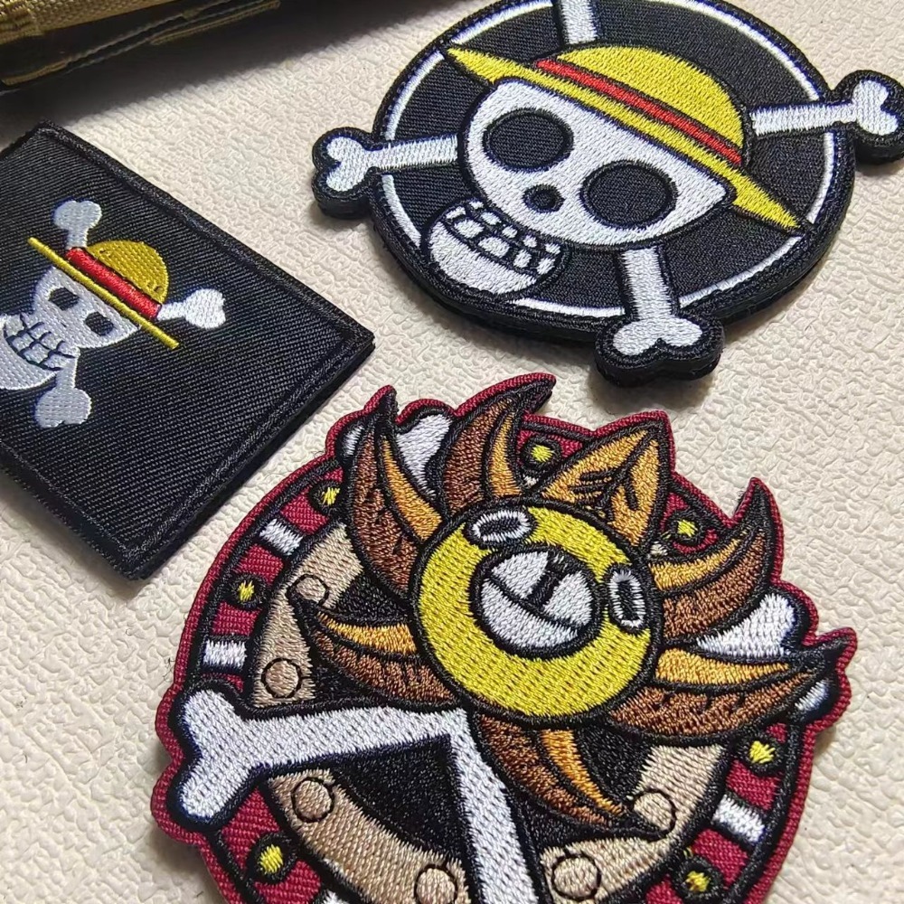 One Piece Cartoon Ärmel-Aufnäh – Velcro Sew On Bewertung und Preis
