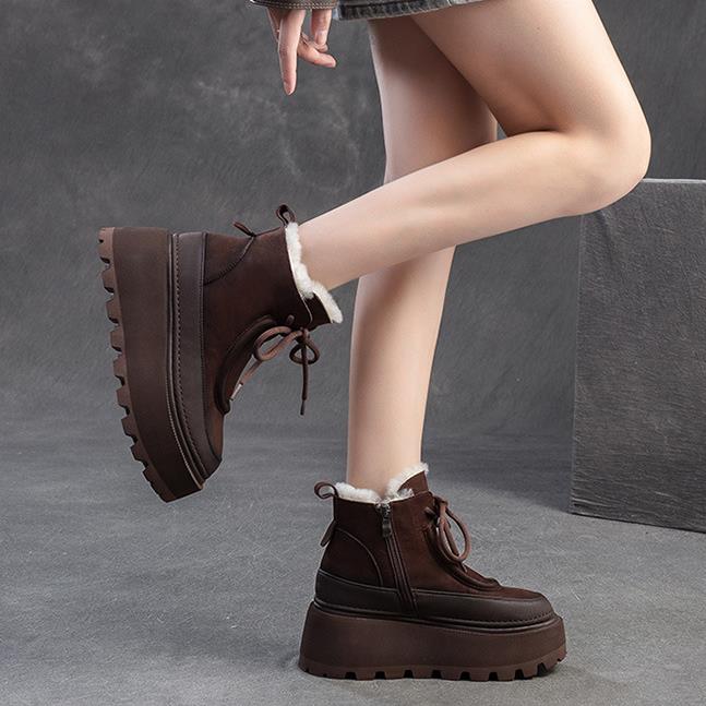 Retro-Winter-Schneestiefel für – Sewing Fleece Bewertung und Preis