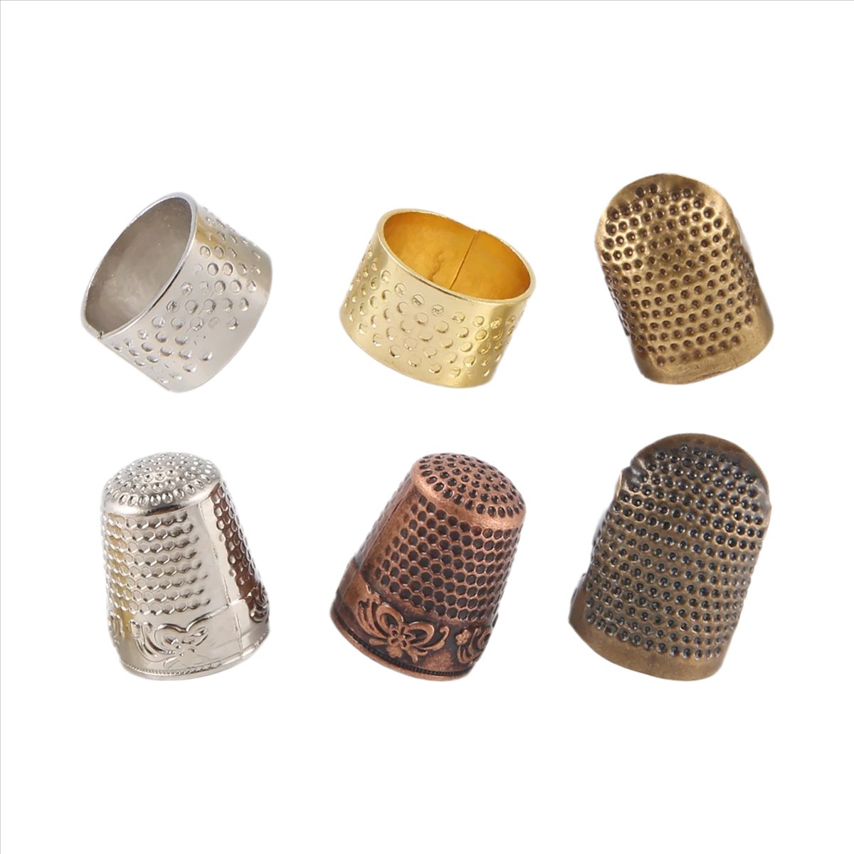 MALL 6-teiliger Fingerschutz z – Sewing Thimble Metal Bewertung und Preis