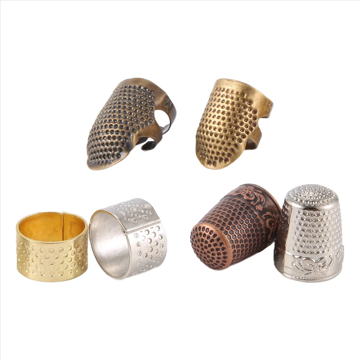 MALL 6-teiliger Fingerschutz z – Sewing Thimble Metal Bewertung und Preis