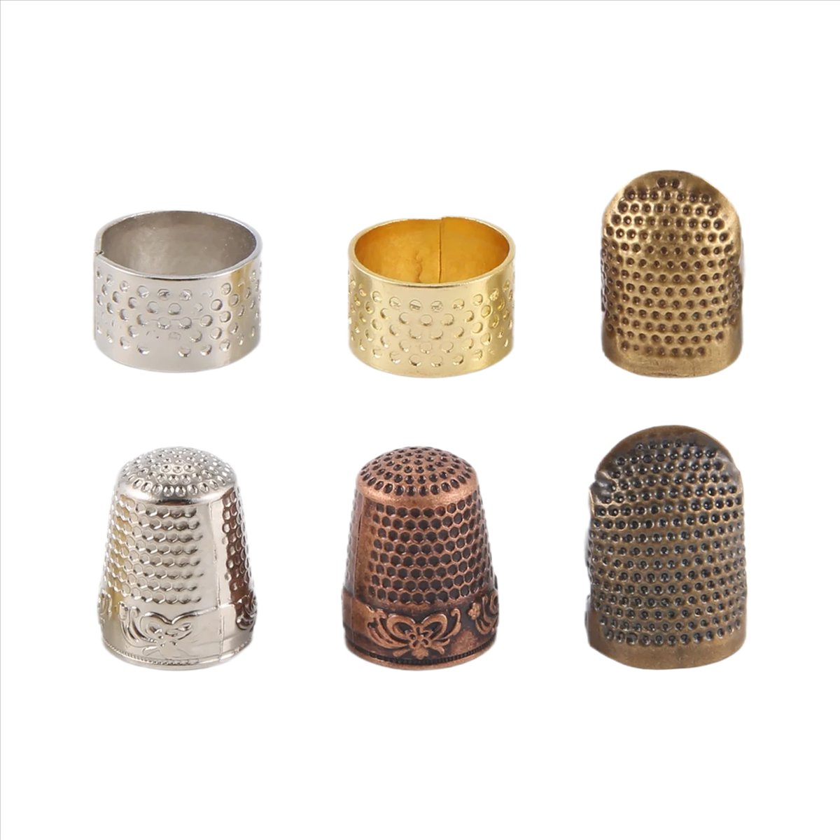 MALL 6-teiliger Fingerschutz z – Sewing Thimble Metal Bewertung und Preis