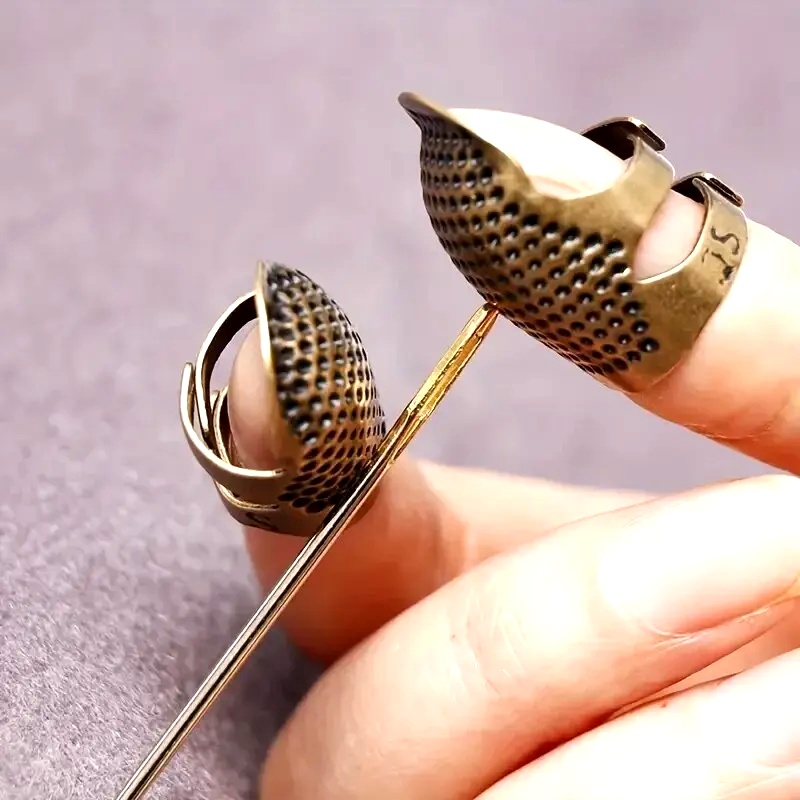 Verstellbarer Vintage-Nähfinge – Sewing Thimble Metal Bewertung und Preis