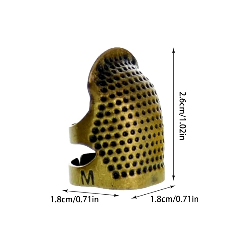 Verstellbarer Vintage-Nähfinge – Sewing Thimble Metal Bewertung und Preis