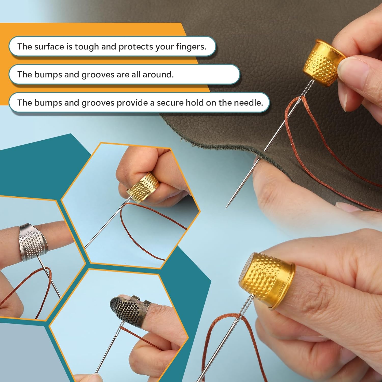 8-teiliges Fingerhut-Set für H – Sewing Thimble Metal Bewertung und Preis