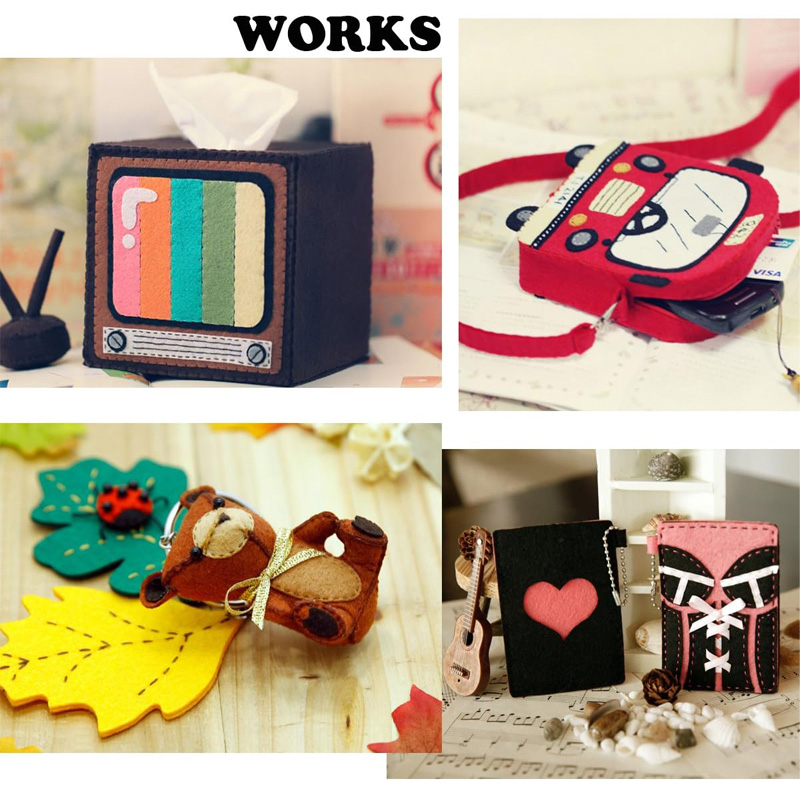 40 Stück weiches Filzstoffblat – Is Sewing A Textile Craft Bewertung und Preis