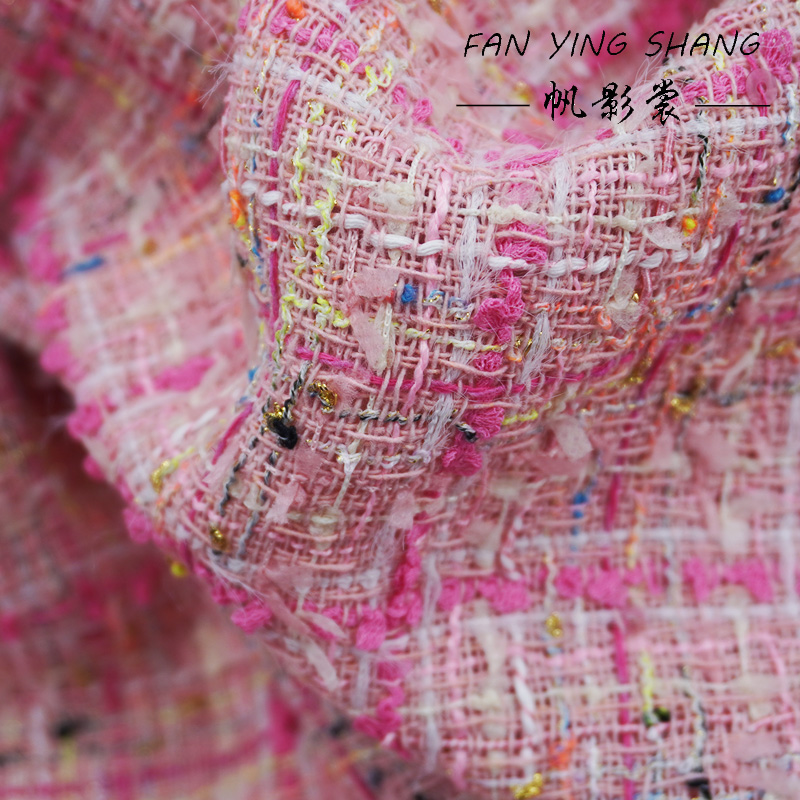 Der rosafarbene karierte Quast – Sewing Tweed Fabric Bewertung und Preis