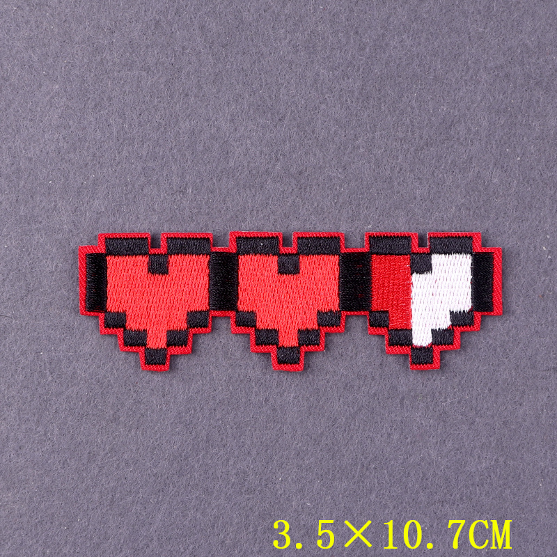 Pixel Heart Kleidung thermoadh – Velcro Sew On Bewertung und Preis