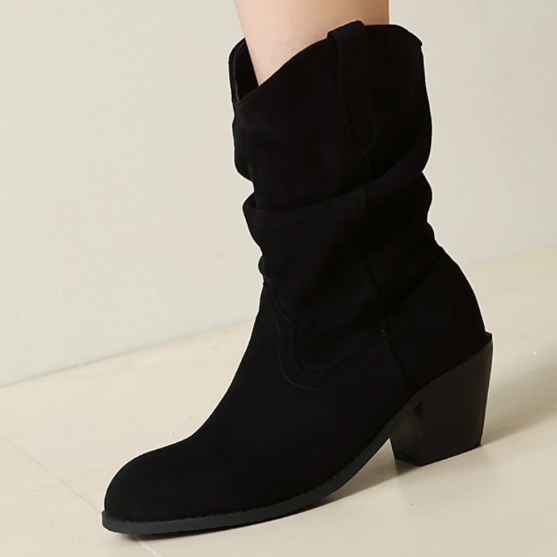 Plissierte Stiefeletten für Da – Sewing Fleece Bewertung und Preis