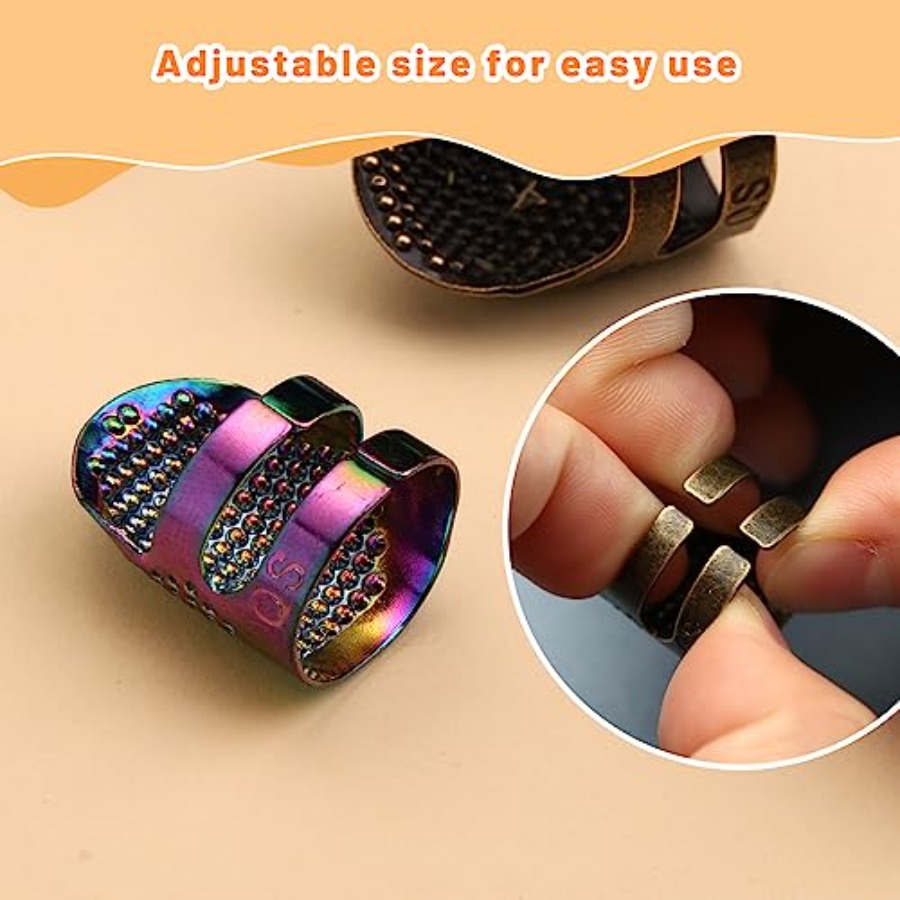 Fingerhüte zum Handnähen, 6 St – Sewing Thimble Metal Bewertung und Preis
