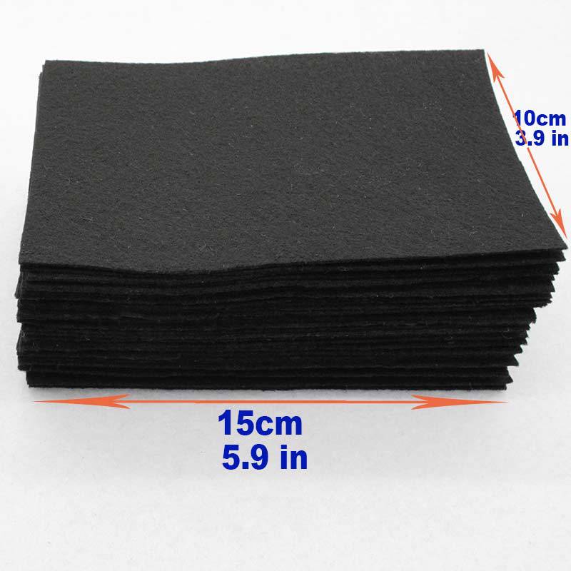 40 Teile/los 10*15 cm Schwarz  – Is Sewing A Textile Craft Bewertung und Preis