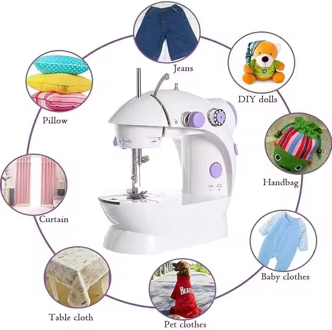 Mini elektrische Haushaltsnähm – Textile Sewing Machine Price Bewertung und Preis