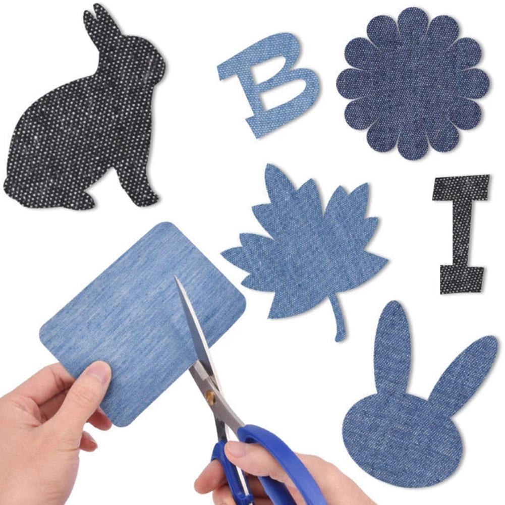 20Pcs Denim Cut Stück Eisen Au – Velcro Sew On Bewertung und Preis