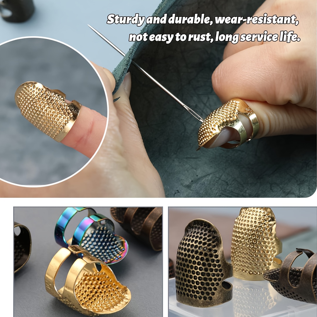 4 Stück Näh-Fingerschutz, Vers – Sewing Thimble Metal Bewertung und Preis