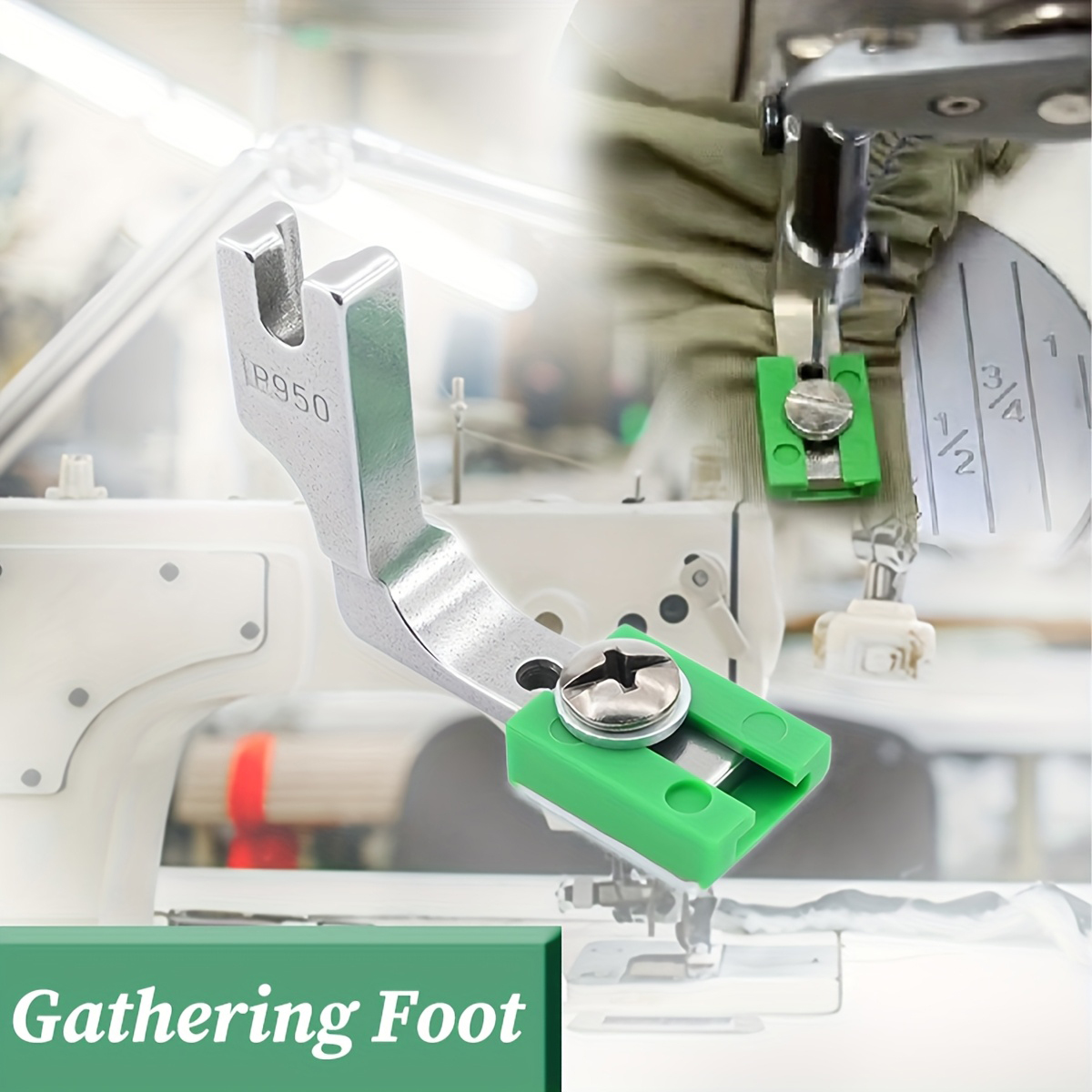 P950 Verstellbarer Rüschen-Näh – Rolled Hem Foot Bewertung und Preis